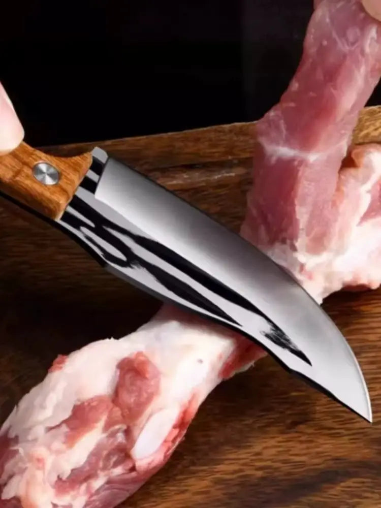 Newly 3-Piece Set Of Multifunctional Knives, Professional Bone Removal Knives, Picnic Meat Cutting Knives, Portable Fruit Knives