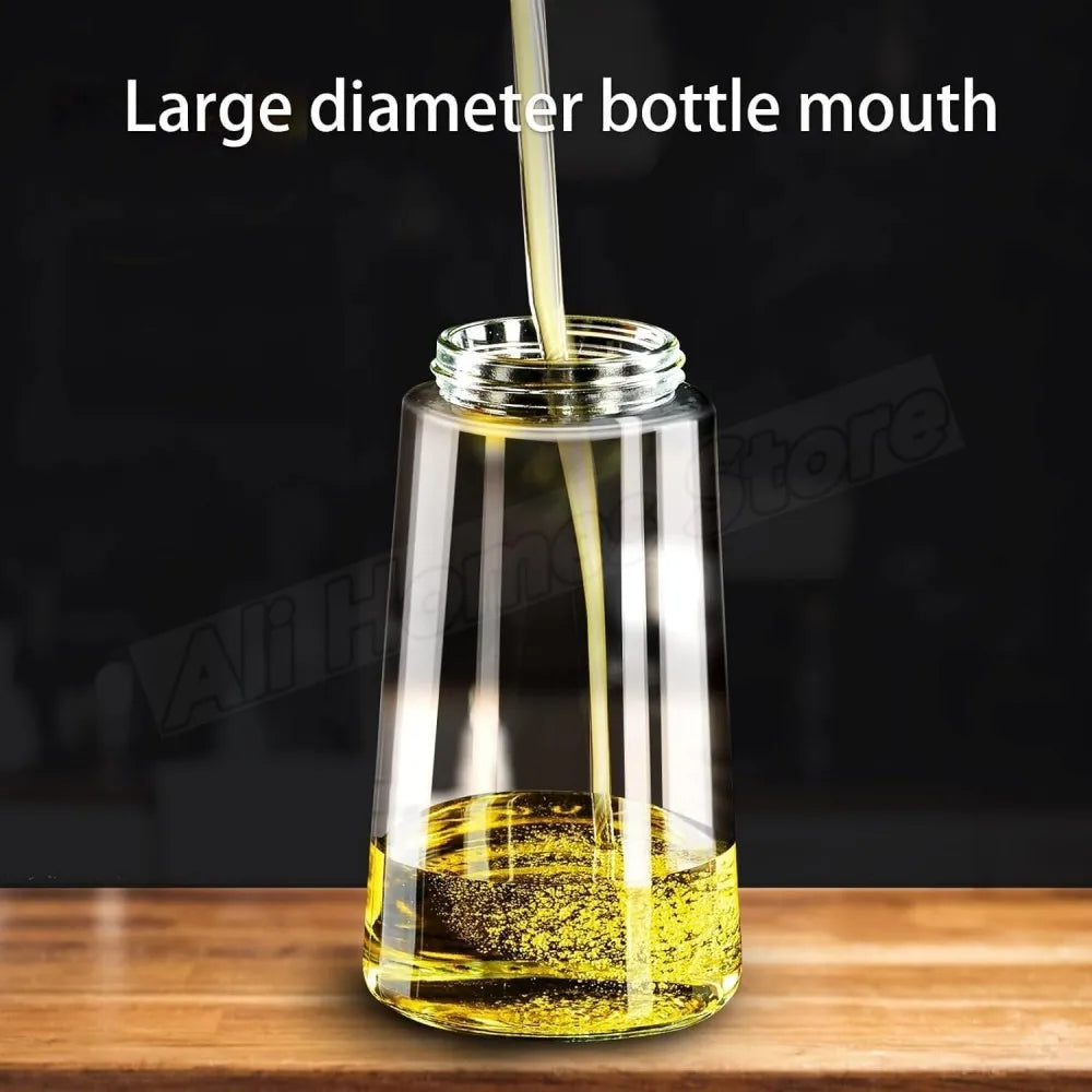 2IN1 Replacement for Oil Take Dispenser Mister Plastics Bottle with 2pcs Brush Spray Pour Cooking Spritzer BBQ Oil Spray Bottle
