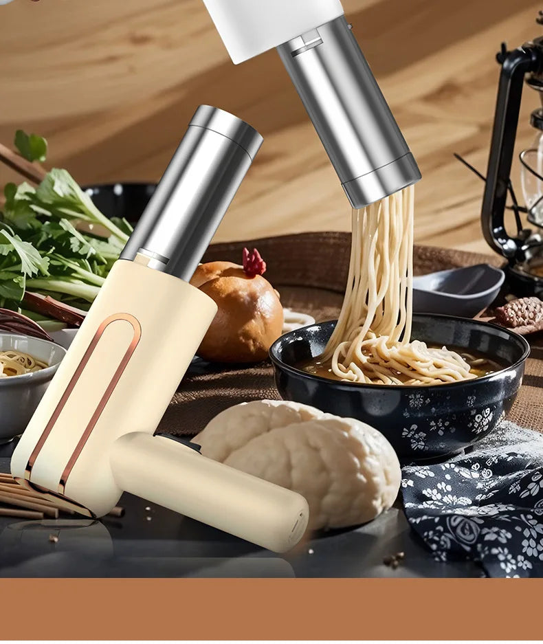 Electric Cordless Noodle Maker Portable Noodle Press Home Appliances Outdoor Kitchen Home Breakfast Smart Noodle Maker Household
