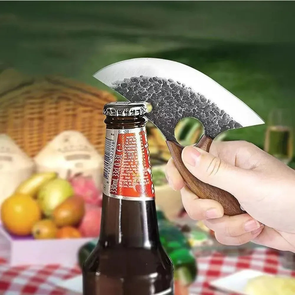 1 Set Multifunctional Knife Meat Cleaver Bone Cleaver Forging Knife Stainless Steel Kitchen Knife Cooking Tools BBQ