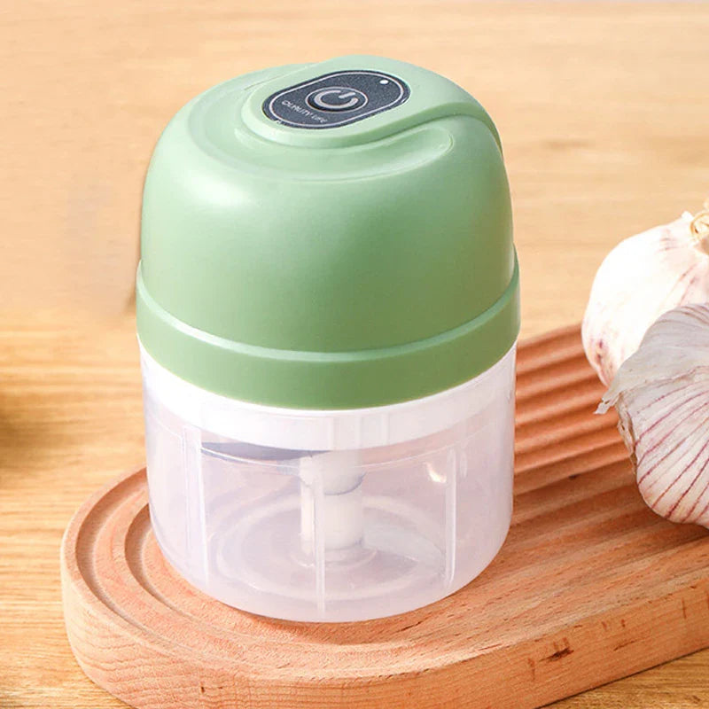 USB Kitchen Gadgets Electric Food Chopper Garlic Crusher Meat Grinder Mini Garlic Press Vegetable Chopper Masher Machine