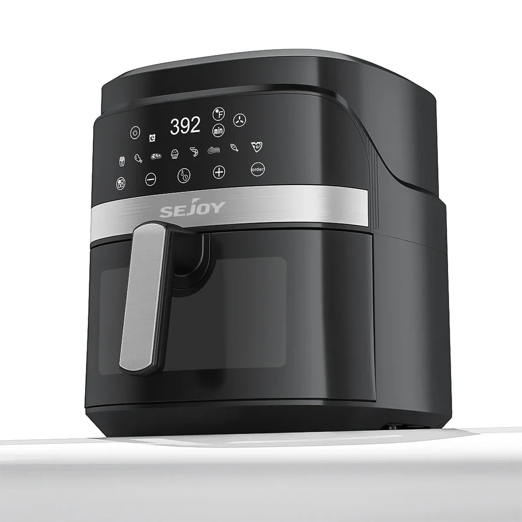 Sejoy Air Fryer 8-in-1,6 Quart Electric Hot Fryer Oven Oilless Cooker,Roast, Bake, Plus Bake,Dehydrate, and Keep Food Warm