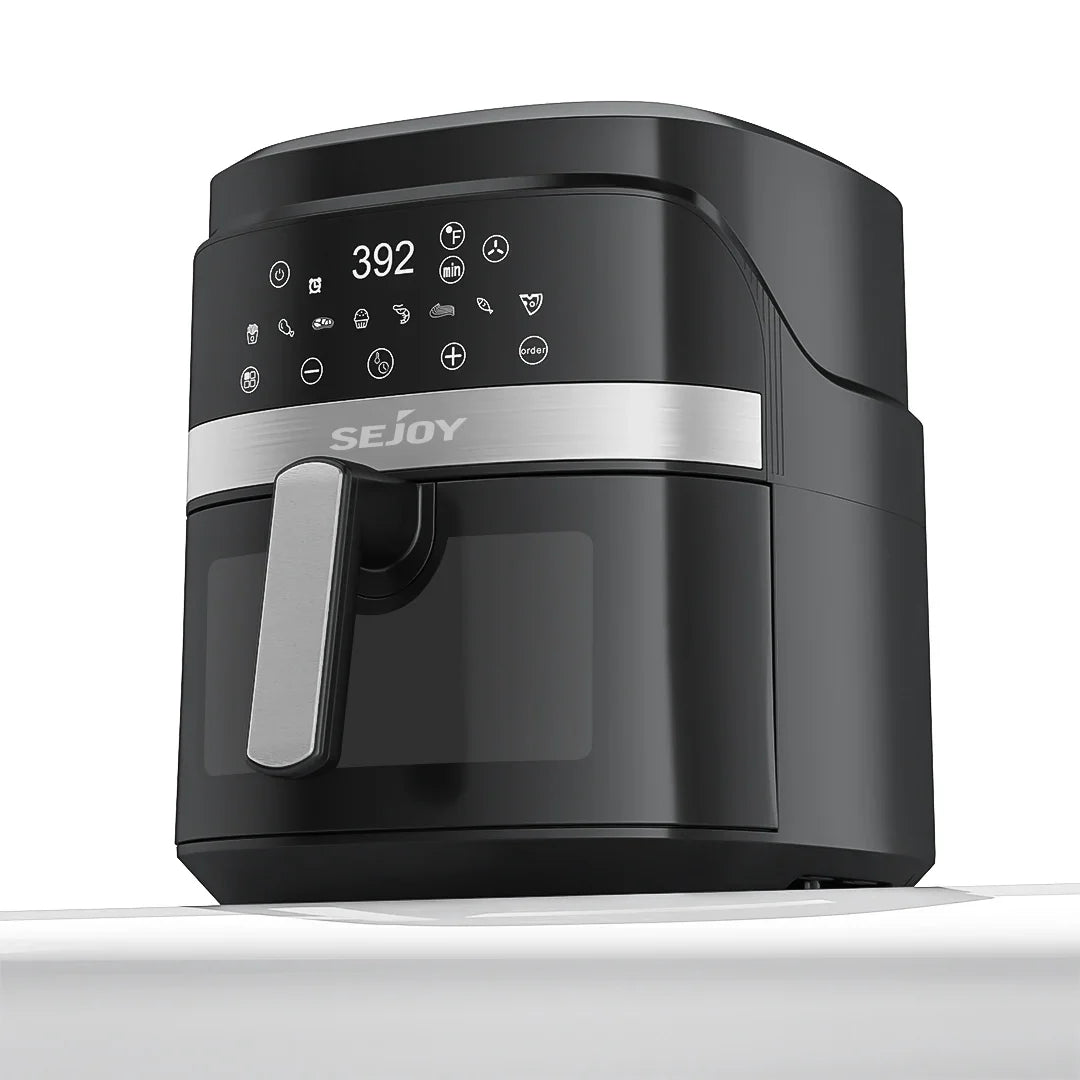 Sejoy Air Fryer 8-in-1,6 Quart Electric Hot Fryer Oven Oilless Cooker,Roast, Bake, Plus Bake,Dehydrate, and Keep Food Warm