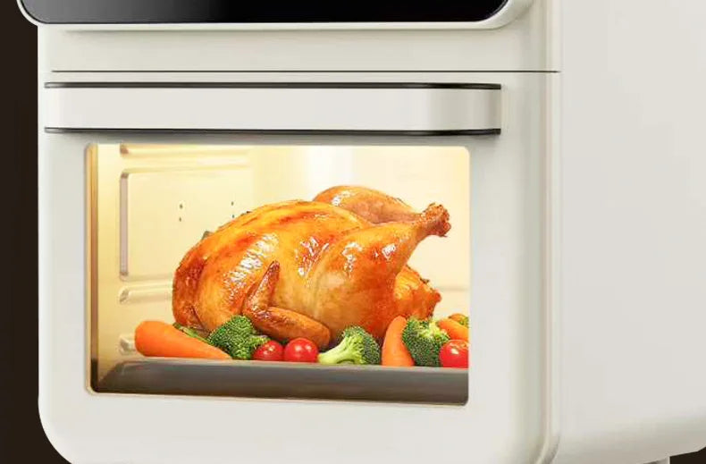 Air Frying Oven Steaming and Baking Integrated Electric Oven Household Multi-functional Visual Model Fumes-free Baking Fryer