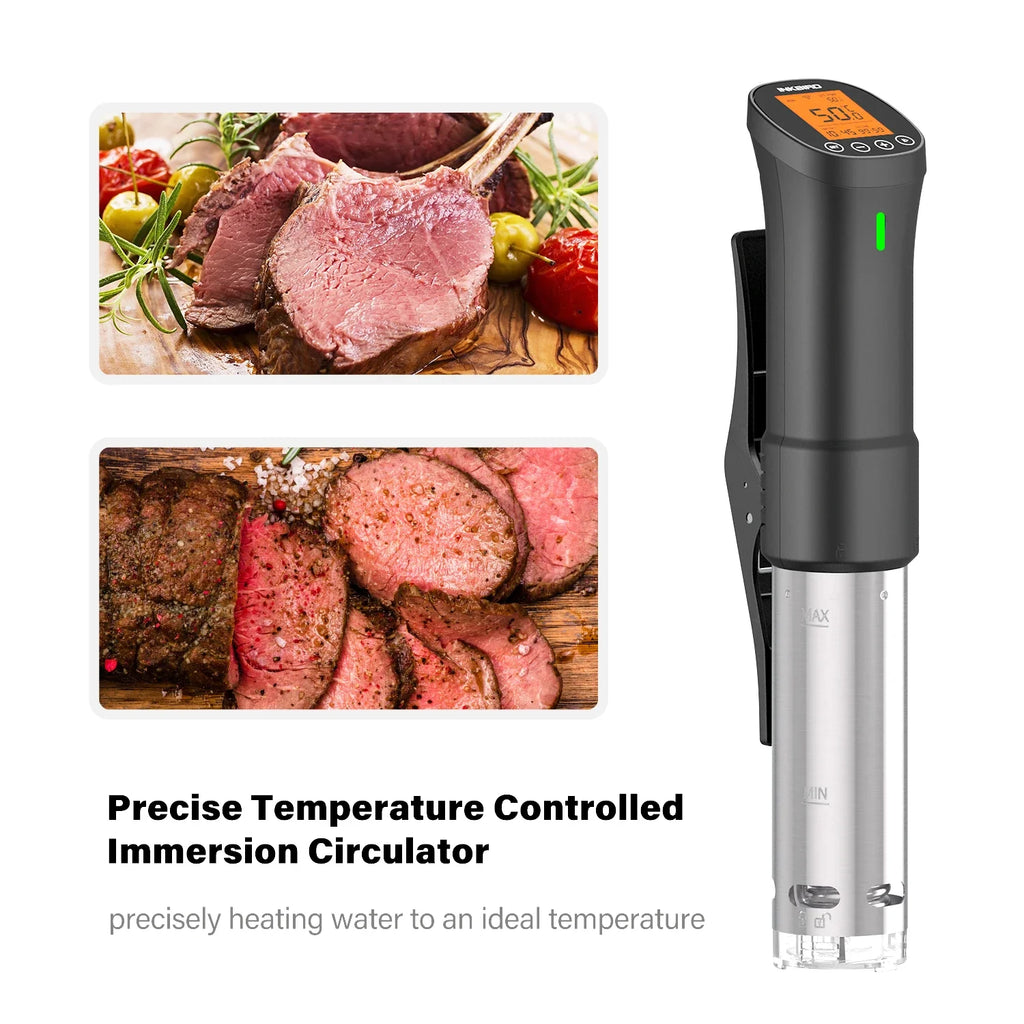 INKBIRD 4 Types 1000W WiFi Sous Vide Machine EU Plug Sous Vide Cooker APP Remote Control Recipes Alarms Timer For Cooking