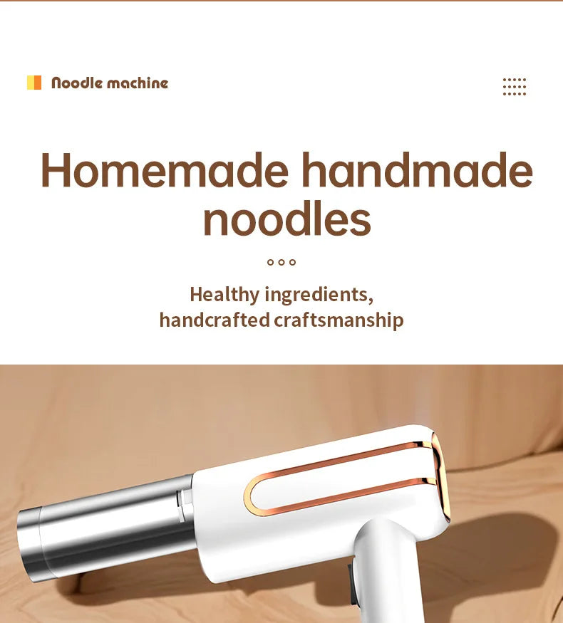 Electric Cordless Noodle Maker Portable Noodle Press Home Appliances Outdoor Kitchen Home Breakfast Smart Noodle Maker Household