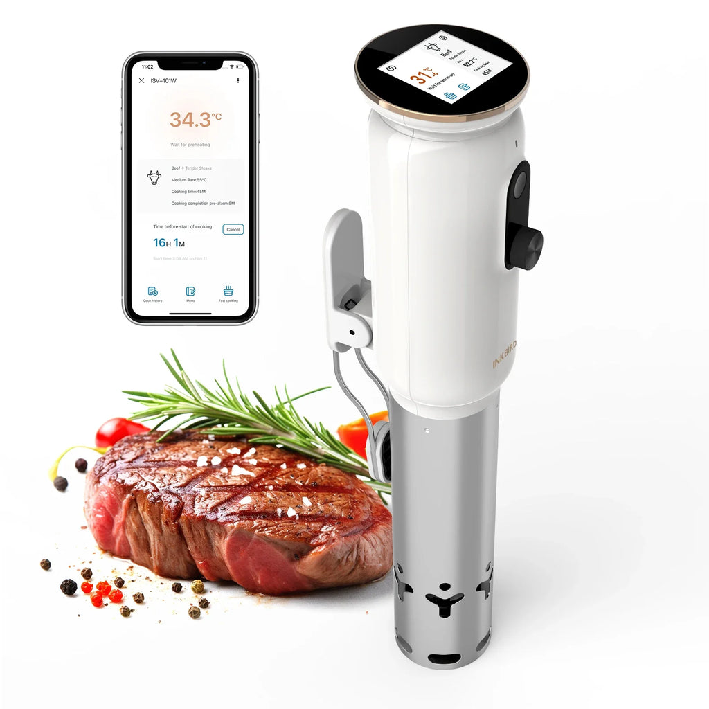 INKBIRD 4 Types 1000W WiFi Sous Vide Machine EU Plug Sous Vide Cooker APP Remote Control Recipes Alarms Timer For Cooking